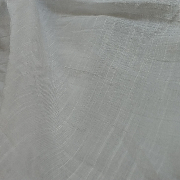 Alyx Boho V Neck White Gauzy Top sz S - Picture 11 of 12